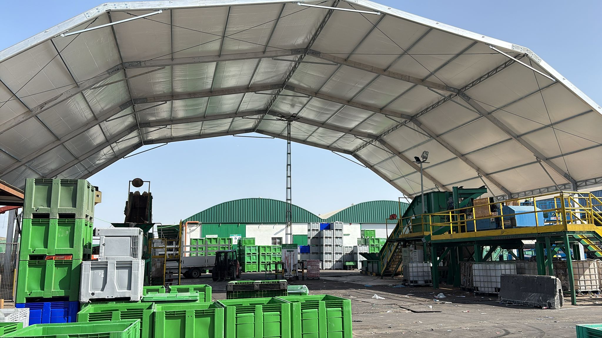 carpas para plantas de reciclaje Green World Desarrollos