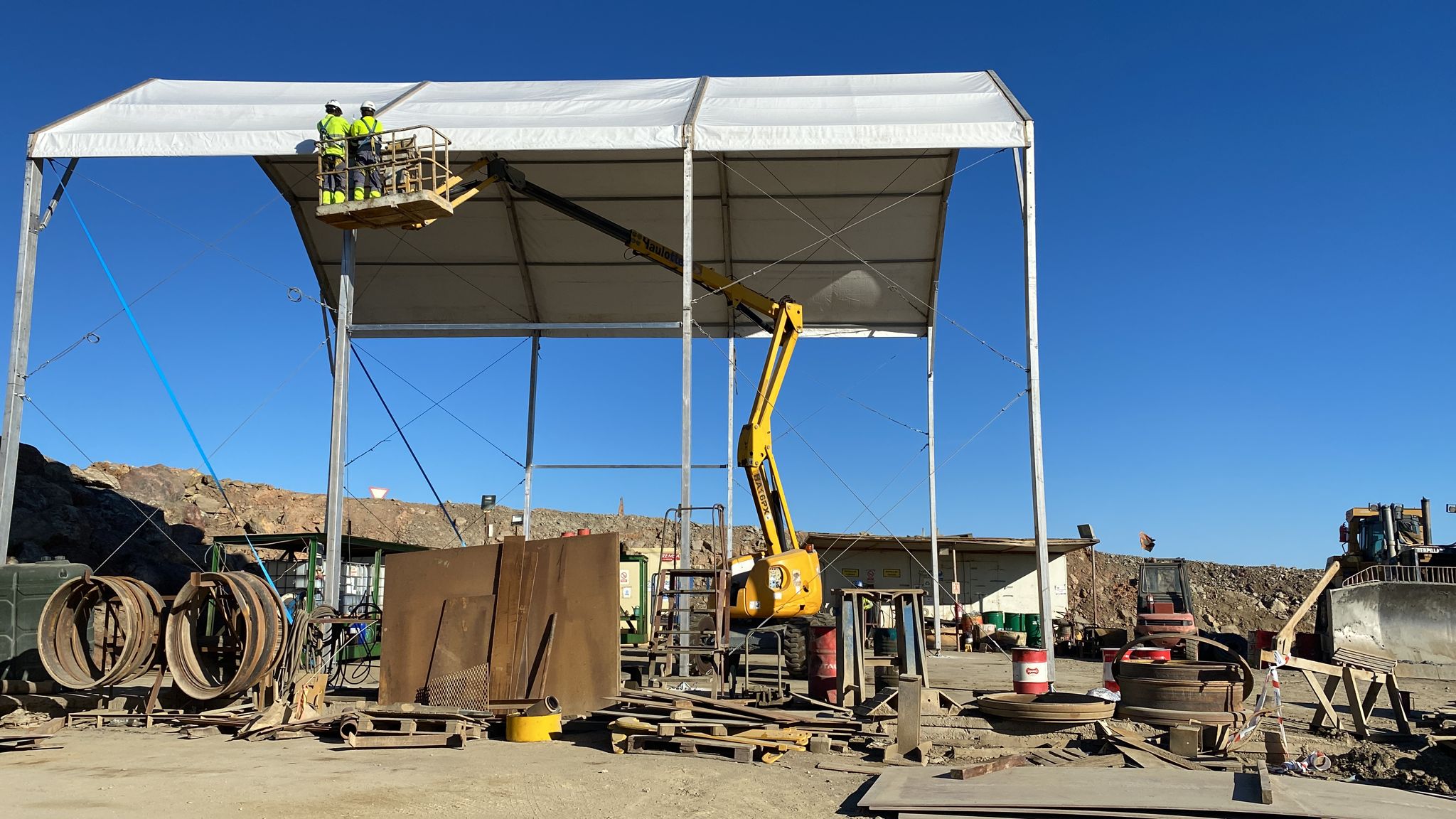 Estructura industrial siderurgia gran vano libre GWD