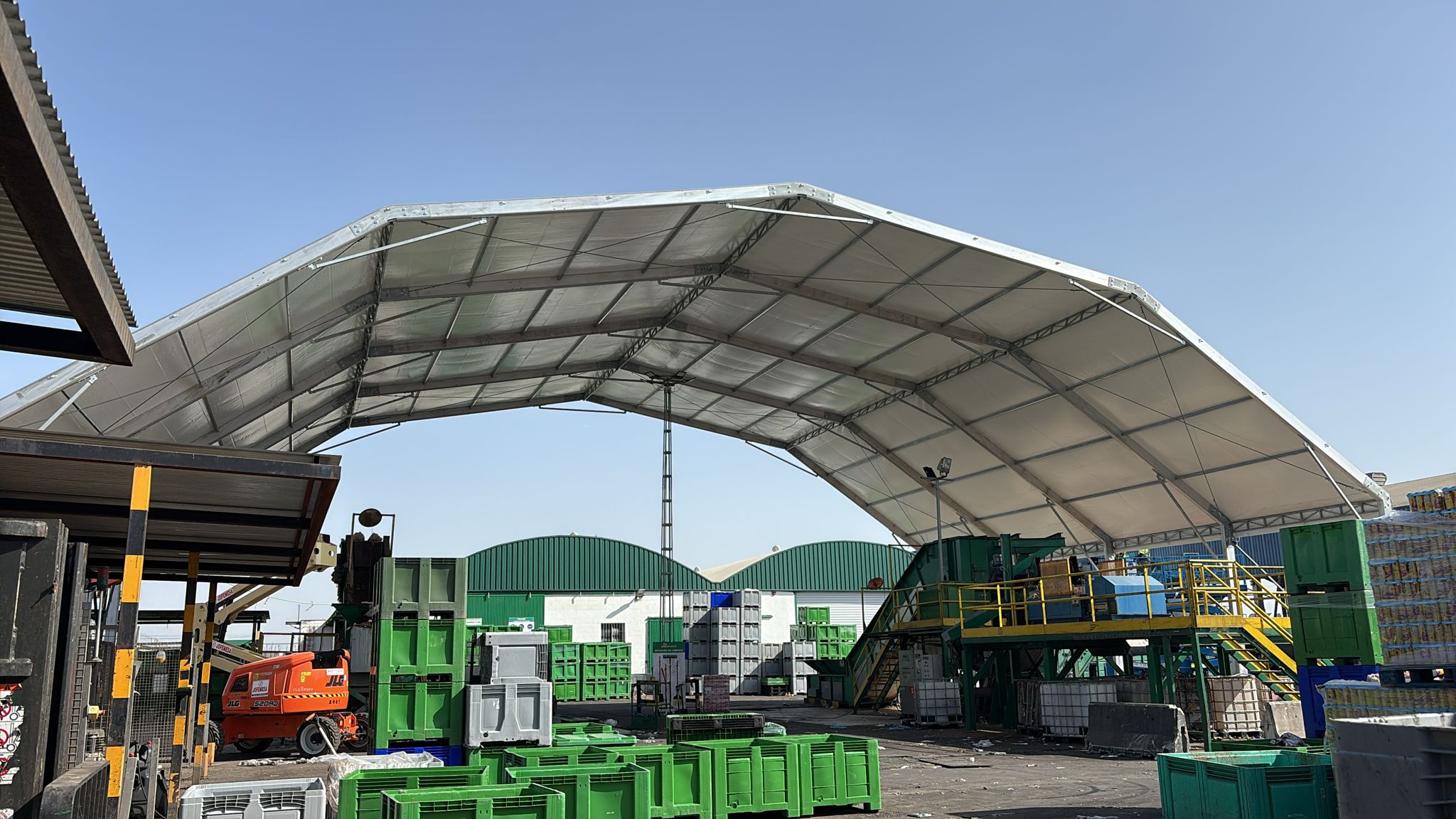 Carpa industrial para almacenamiento GWD