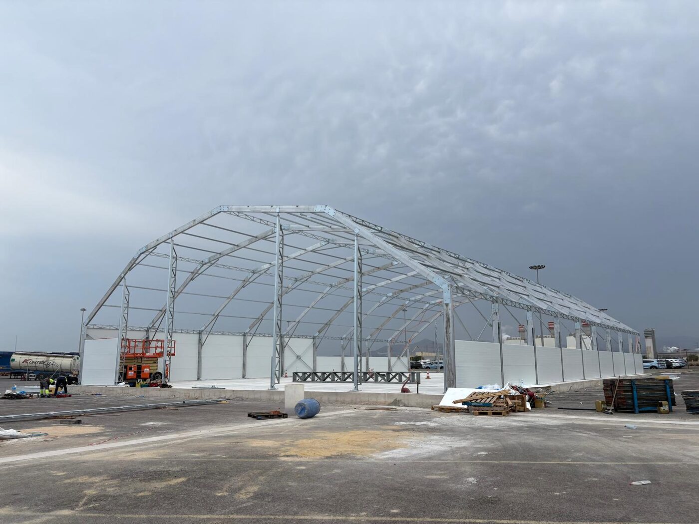 carpas para almacenamiento portuario y varaderos Green World Desarrollos