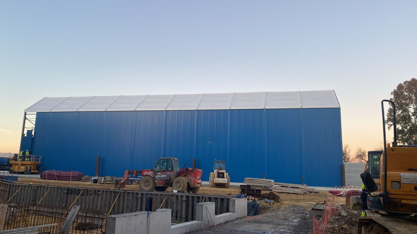 Carpa industrial sector logístico España GWD