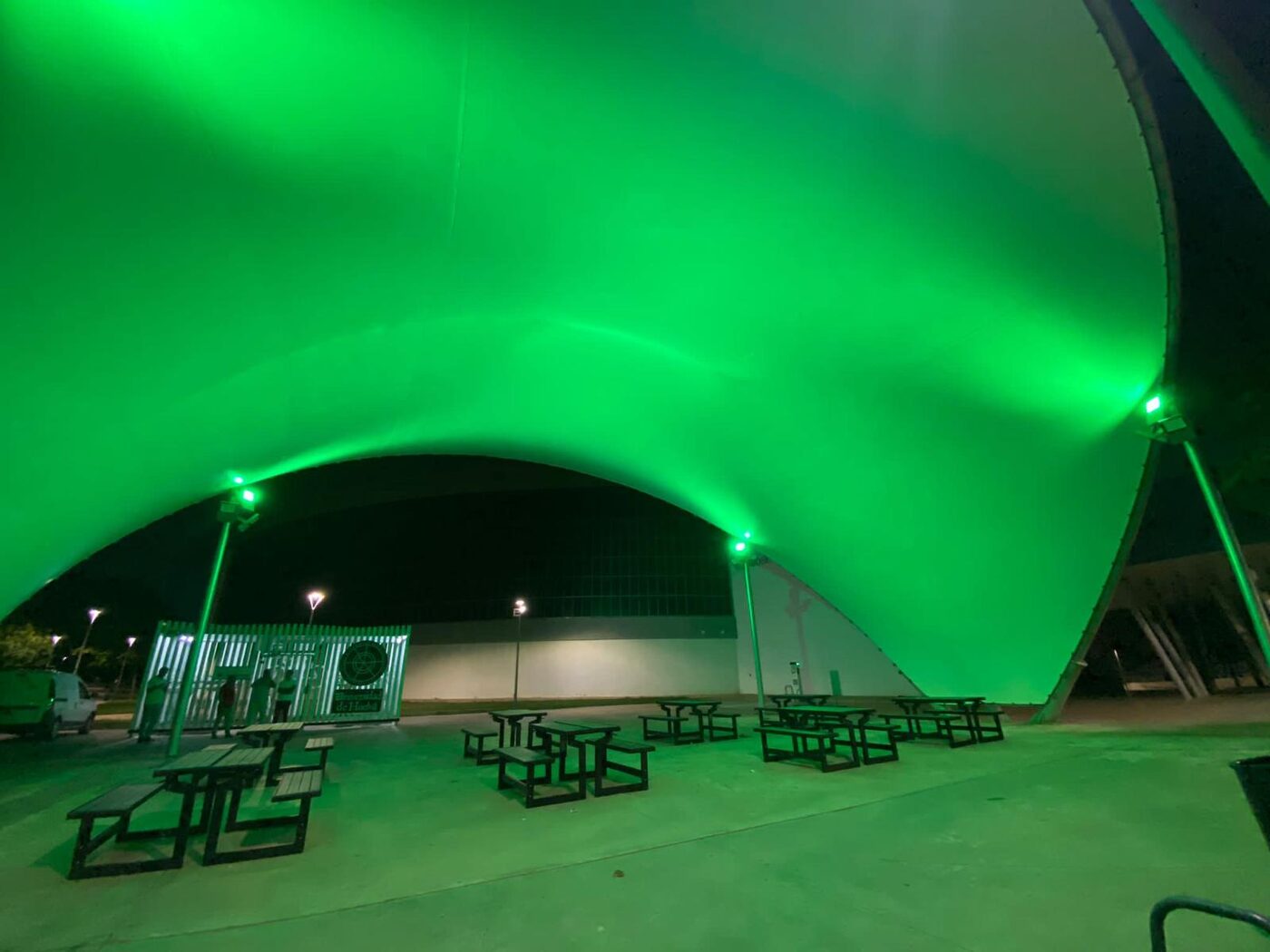 Estructura carpa evento gran formato exterior